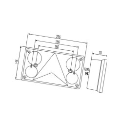 Lampa zespolona tylna 2VP340400141 Hella 4082300104455