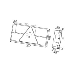Lampa zespolona tylna 2VB341032141 Hella 4082300150254