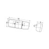 Lampa zespolona, tylna, prawa 2SD001699061 Hella 4082300051421