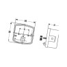 Lampa zespolona, tylna, prawa 2SE002776221 Hella 4082300098372