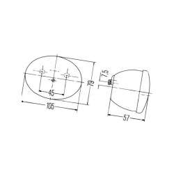 Lampa zespolona, tylna 2ST001673011 Hella 4082300098235