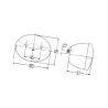 Lampa zespolona, tylna 2ST001673011 Hella 4082300098235