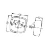 Lampa zespolona, tylna Claas, Terex, 2SD002514161 Hella 4082300051445