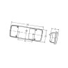 Lampa zespolona, tylna, prawa 2VP003567121 Hella 4082300039795