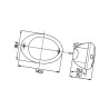 Światło tylne 12 V 2SD343130071 Hella 4082300184709