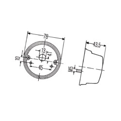 Lampa zespolona, tylna 2SB001259261 Hella 4082300211849