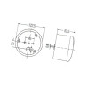 Lampa zespolona, tylna, lewa/p 2TA964169061 Hella 4082300096217