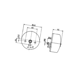 Lampa zespolona, tylna 100002100 Jokon 8716106076024