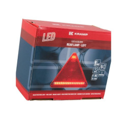 Lampa zespolona tylna LED, ze światłem przeciwmgielnym, 319, 12 V - 24 V, lewa
