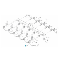 Hassia 3537057 Palec zagarniający, przedni, 9 mm Lemken