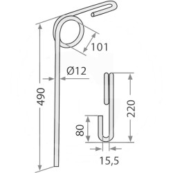 Horsch 00310081 Palec zagarniający, Horsch gopart 8716106709885