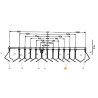 Amazone 3396400 Zagarniacz kpl. prawy