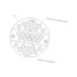 Lampa zespolona tylna LED, 288, 12 V - 24 V