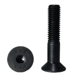 Śruba M16x80 kl.10.9 imbus stożek półgwint czarna