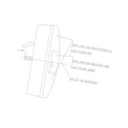 Lampa zespolona tylna LED, 288, 12 V - 24 V