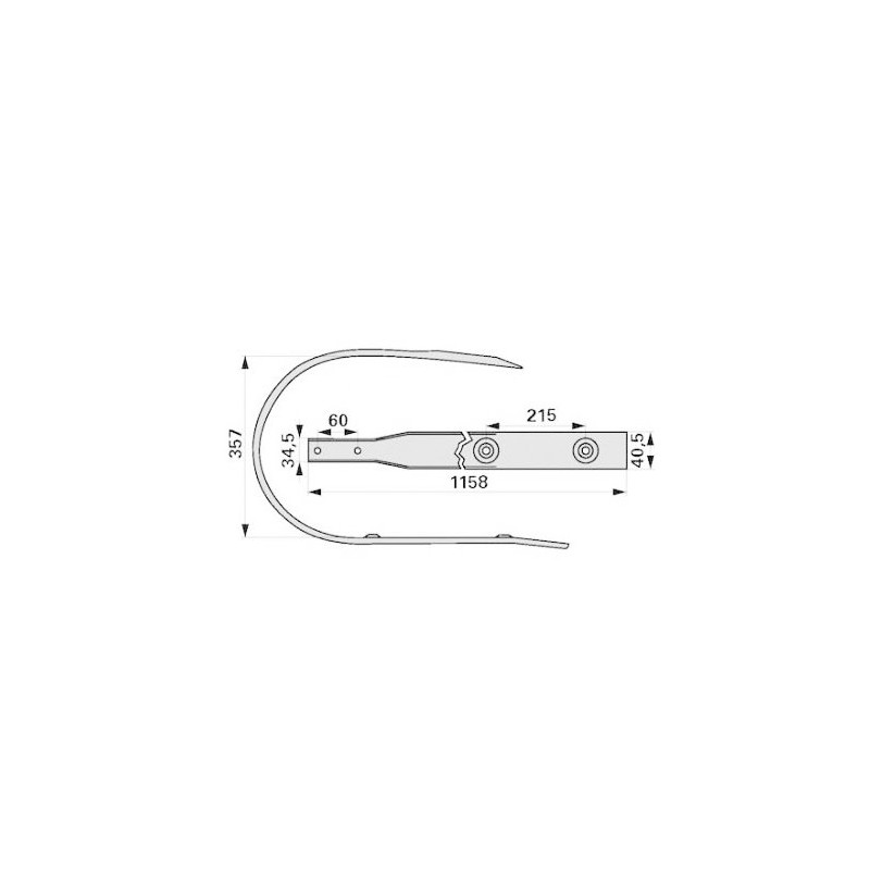 Obsada zgarniacza 270056480 Krone 3339-270056480
