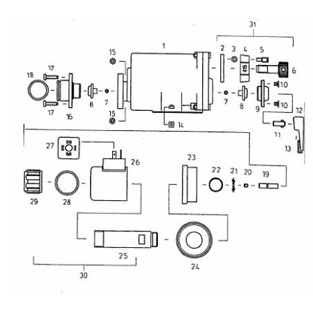 Zawór kpl. Rau