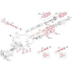 SB23 R917004089 Rozdzielacz SB23-M, NH 87526168