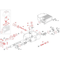 SB23 R917006023 Rozdzielacz SB23-EH, Massey Ferguson 3797234M6