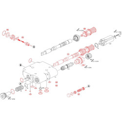 SB23 R917009111 Rozdzielacz SB23-M, Massey Ferguson 3796941M6