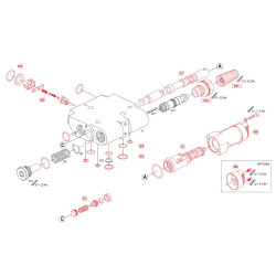 SB23 R917010119 Rozdzielacz SB23-M Case 87313431 SAP 