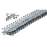 Złącze pasów MS25, 290 mm 12 szt. RVS