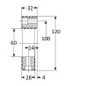 Element gumowy sprzęgła LF8 60SH