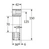 Element gumowy sprzęgła LF16 60SH