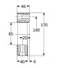 Element gumowy sprzęgła LF25 60SH