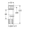 Element gumowy sprzęgła LF12 60SH