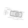 Lampa tylna zespolona, diodowa, lewa W66L 12/24V NR 312KR