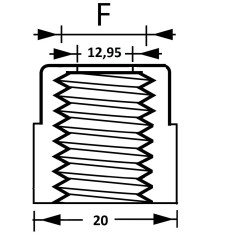 Nakrętka złączkowa 3/8" ARAG