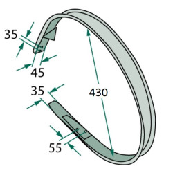 Osłona podbieracza Welger 430mm RP 15 2a