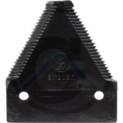 Nożyk kosy 2,7mm, szer.76/51,6 dł.82,3mm -nit 6,5/20 górnoryflowan drobny ząb 6112031