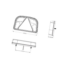 Lampa tylna zespolona LED, prawa