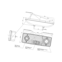 Lampa zespolona, LED, 480 12 V - 24 V, prawa