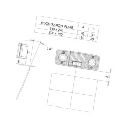Lampa zespolona, LED, 479 12 V - 24 V