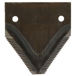 Nożyk kosy 2,7mm, szer.76/52,0 dł.82mm -nit 5,4/19 górnoryflowany gruby ząb