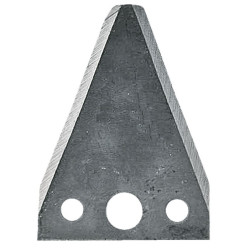 Nożyk kosy 2,0mm, szer.50/30 dł.75mm -nit 6,0/
