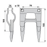 Schumacher-Bagnet 16501.02 14mm oksydr.VP10