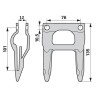 Bagnet Schumacher 12mm - , 17744.01
