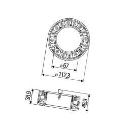 Światło tylne 2SB009362041 Hella 4082300233926
