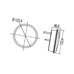 Lampa tylna, LED 2SD344200001 Hella 6416386914802