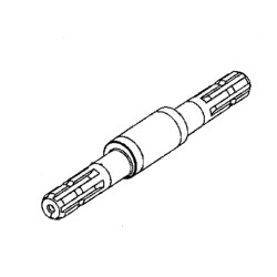 Wał pompy 364/464-10mm 540obr/min 2x1i3/8"Z6