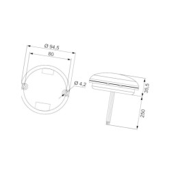 Lampa tylna LED 2SB357028011 Hella 4082300553758