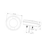 Lampa tylna LED 2SD357027001 Hella 4082300553673