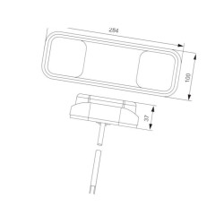 Lampa tylna wielofunkcyjna LED 2VP357018001 Hella 4082300553437
