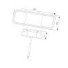 Lampa tylna wielofunkcyjna LED 2VP357018001 Hella 4082300553437