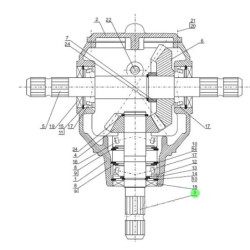Wałek napędowy PK 501-03