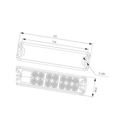 Lampa tylna wielofunkcyjna LED 2VP357021011 Hella 4082300553499